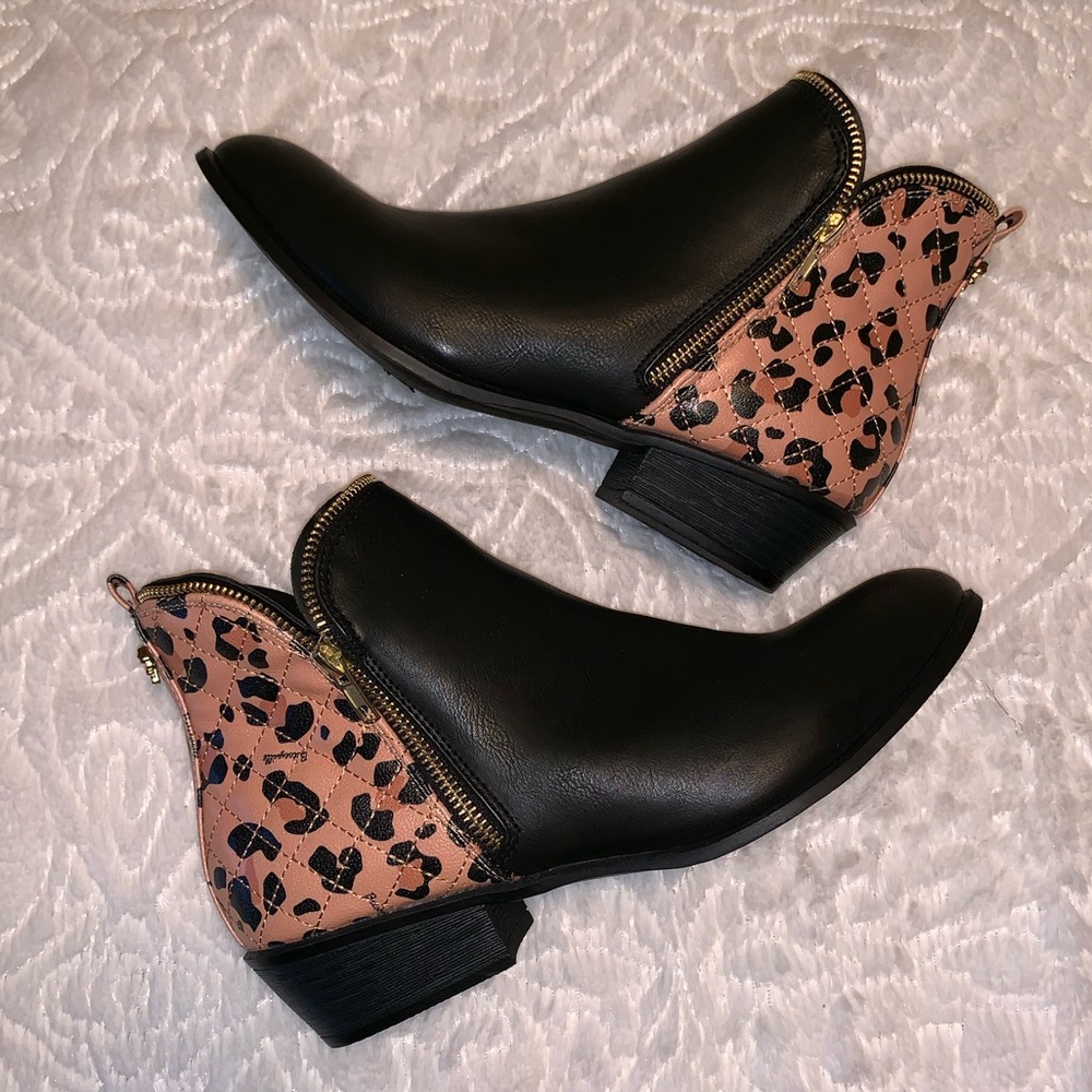 Never worn Betseyville Rockstar bootie, brand new